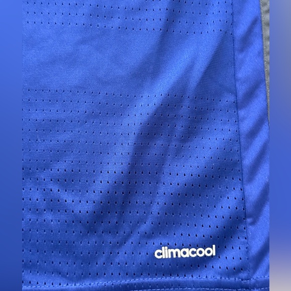Men’s Adidas Blue Dri Fit Athletic T-shirt Size Large - Picture 3 of 6